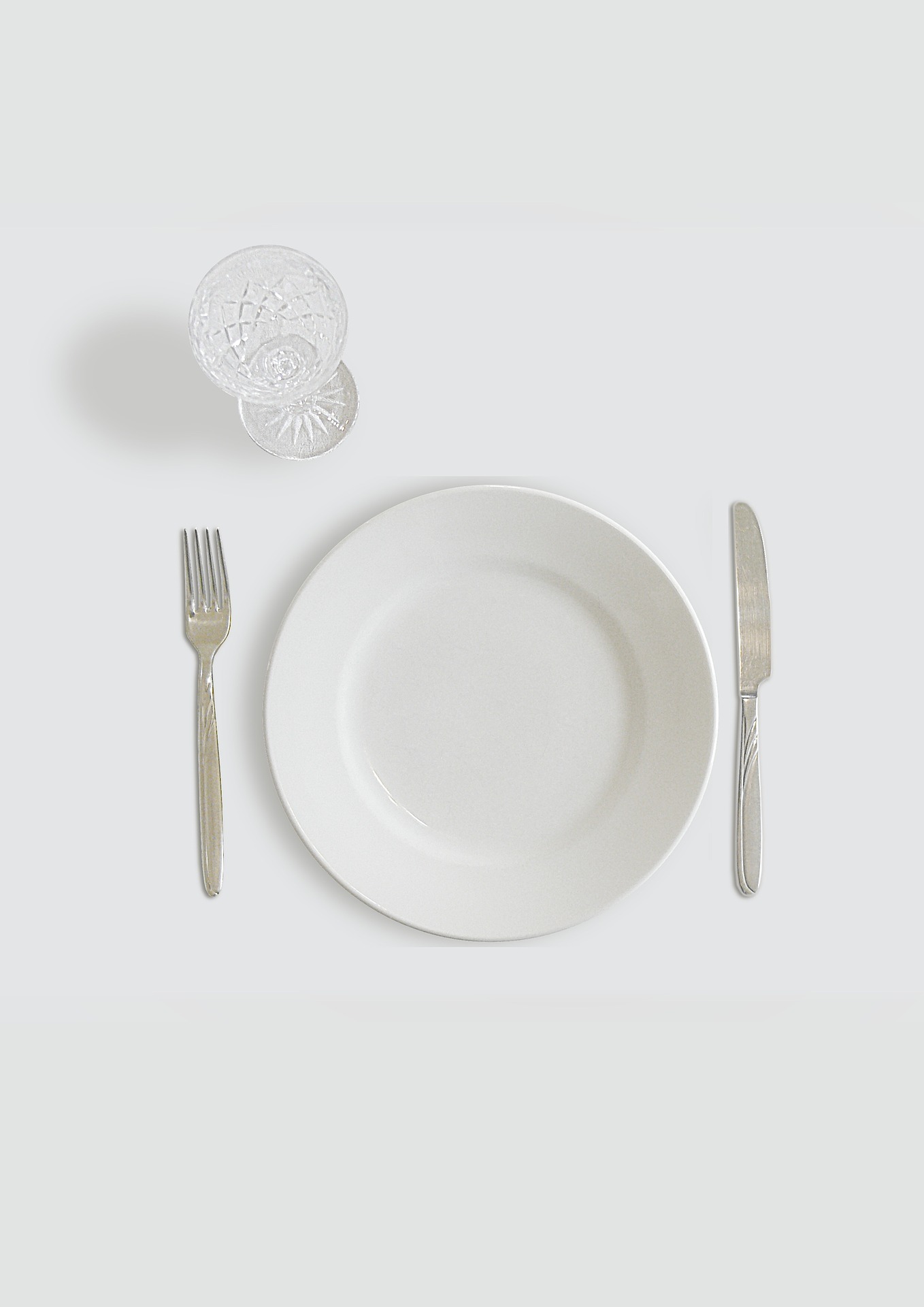 An empty plate