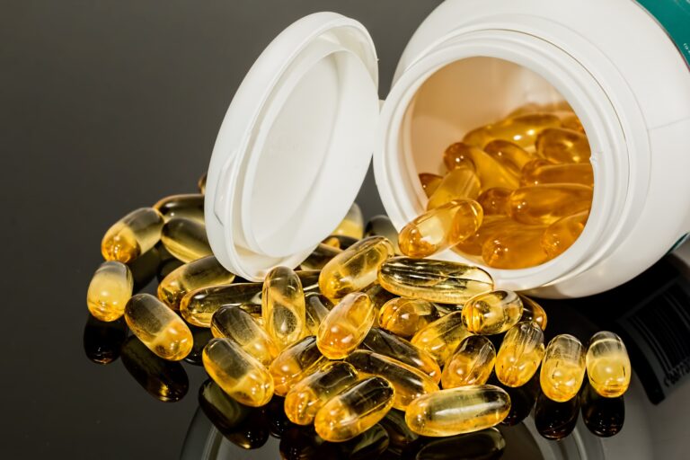 A display of supplements