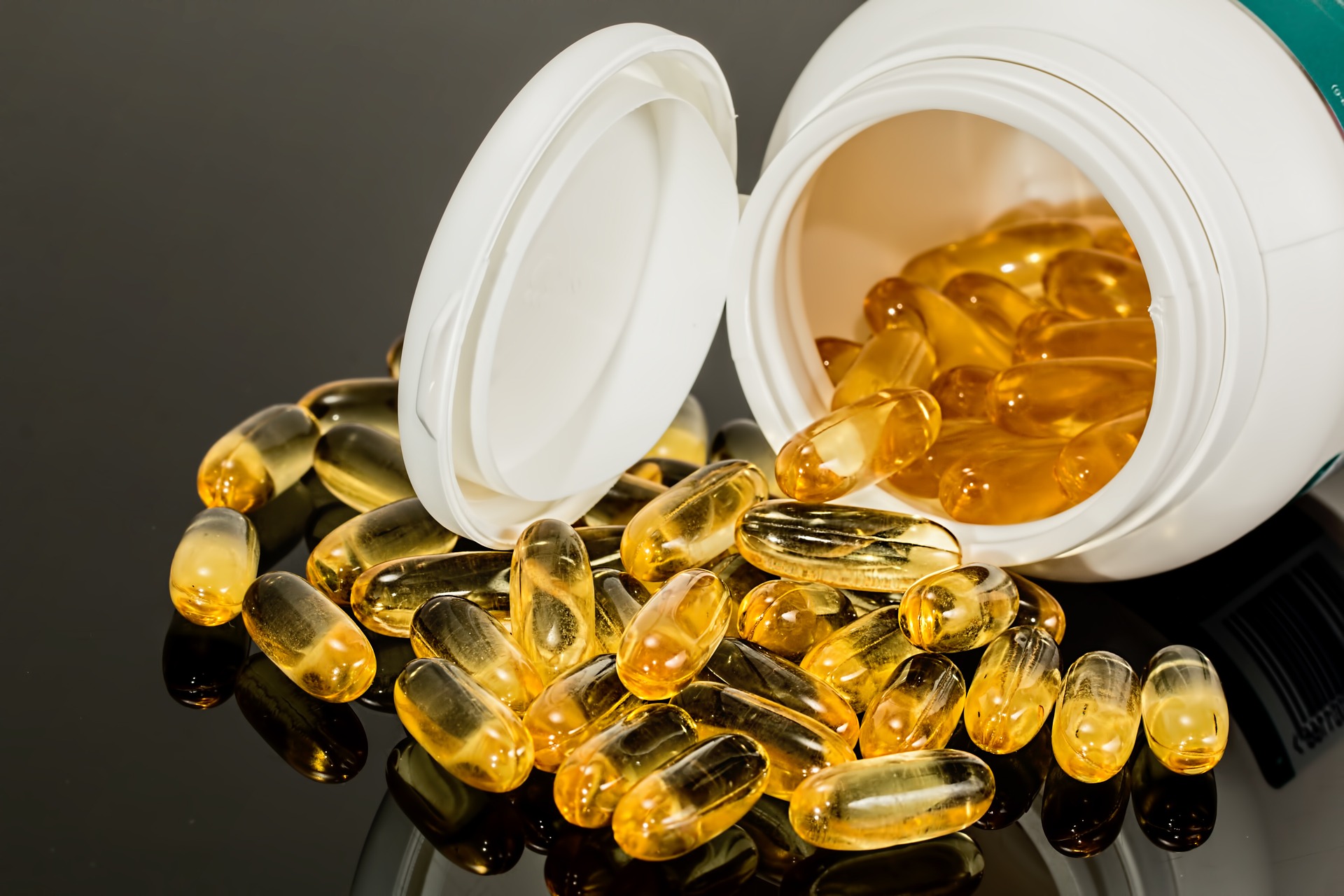 A display of supplements